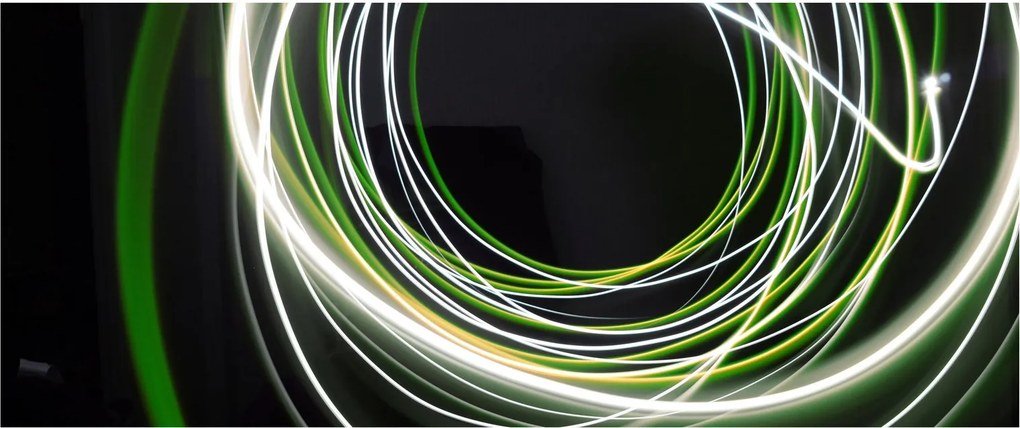 Kép zöld vonalak (120x50 cm)