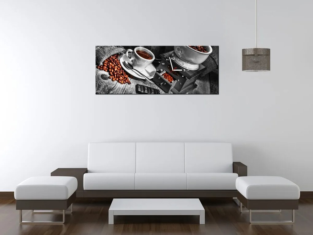 Gario Órás falikép Arabica kávé Méret: 100 x 40 cm