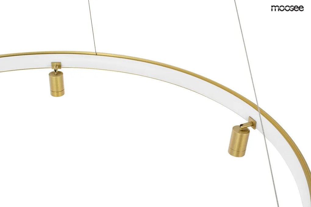 King Home MOOSEE CIRCLE SPOT GOLD MSE010100159 Függőlámpa 1x3W/LED 3000K 3800LM IP20