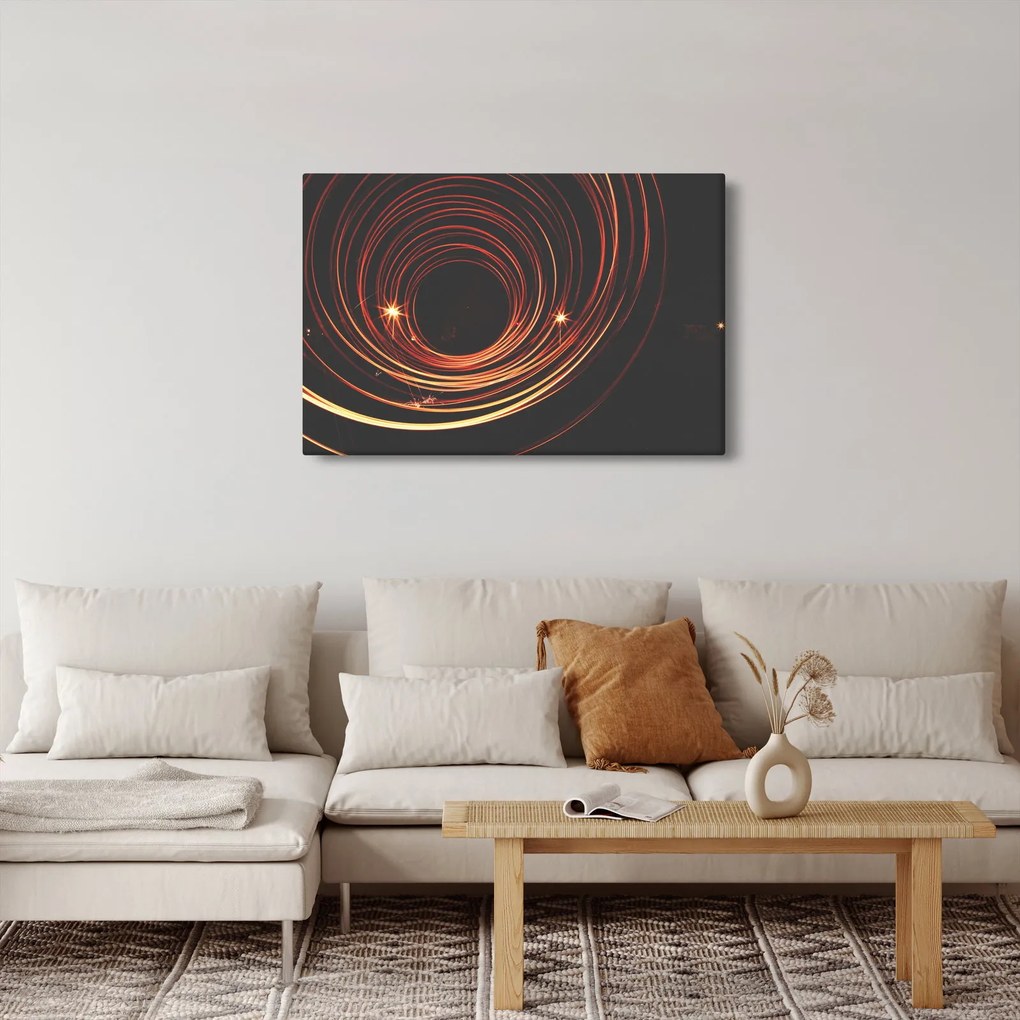 Absztrakt vonalak képe (90x60 cm)