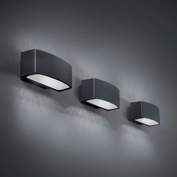 Ideal Lux - Kültéri fali lámpa ANDROMEDA 1xE27/60W/230V IP55 antracit