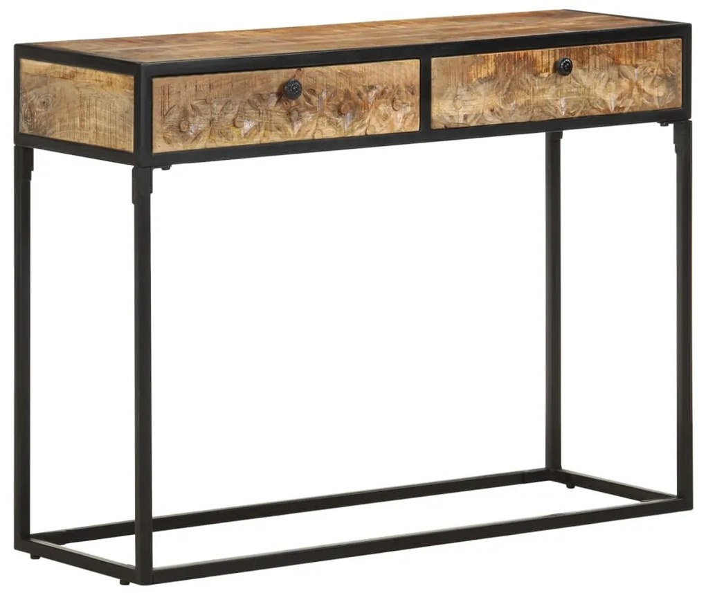 tömör mangófa tálalóasztal 100 x 35 x 75 cm