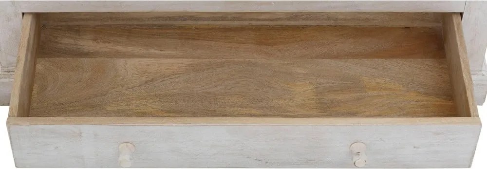 Fehér mangófa ruhásszekrény 100x175 cm Rana – Støraa