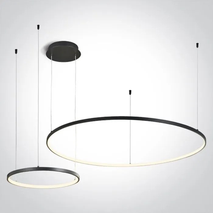 ONE LIGHT 63150A-B-W DECORATIVE Modern Led Függesztett Lámpa Fekete LED IP20