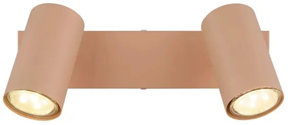 Globo 57911-2P - spotlámpa ROBBY 2xGU10/25W/230V narancs