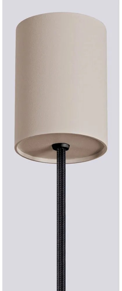 Szürkésbarna függőlámpa üveg búrával ø 12 cm Orbital – Sollux