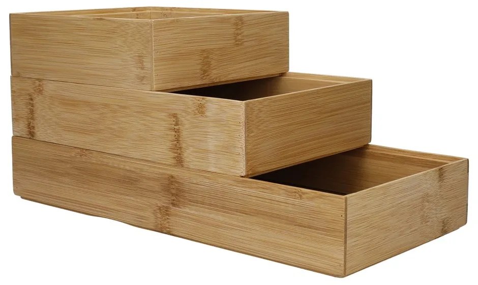 Bambusz fiókrendező szett 3 db-os Copco - Kitchen Craft