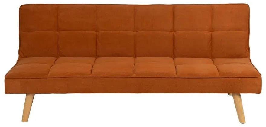 Téglavörös zsenília kinyitható kanapé 175 cm – Ixia