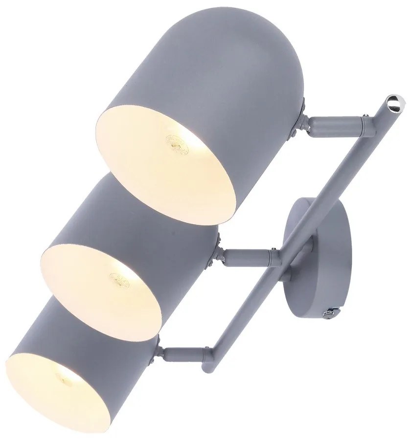 Világoskék mennyezeti lámpa fém búrával 55x10 cm Azuro – Candellux Lighting