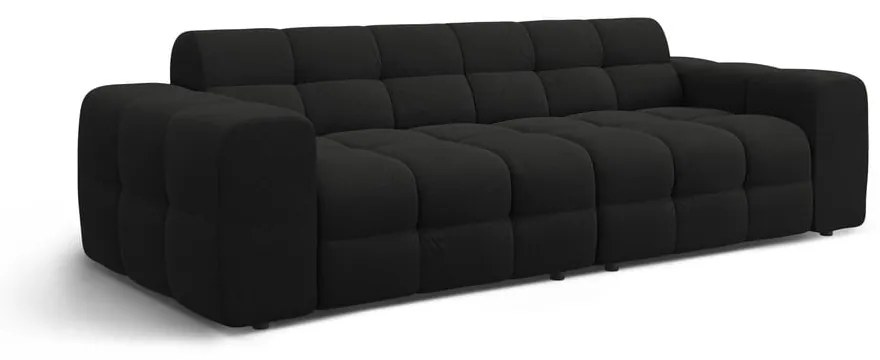 Fekete kanapé 255 cm Kendal – Micadoni
