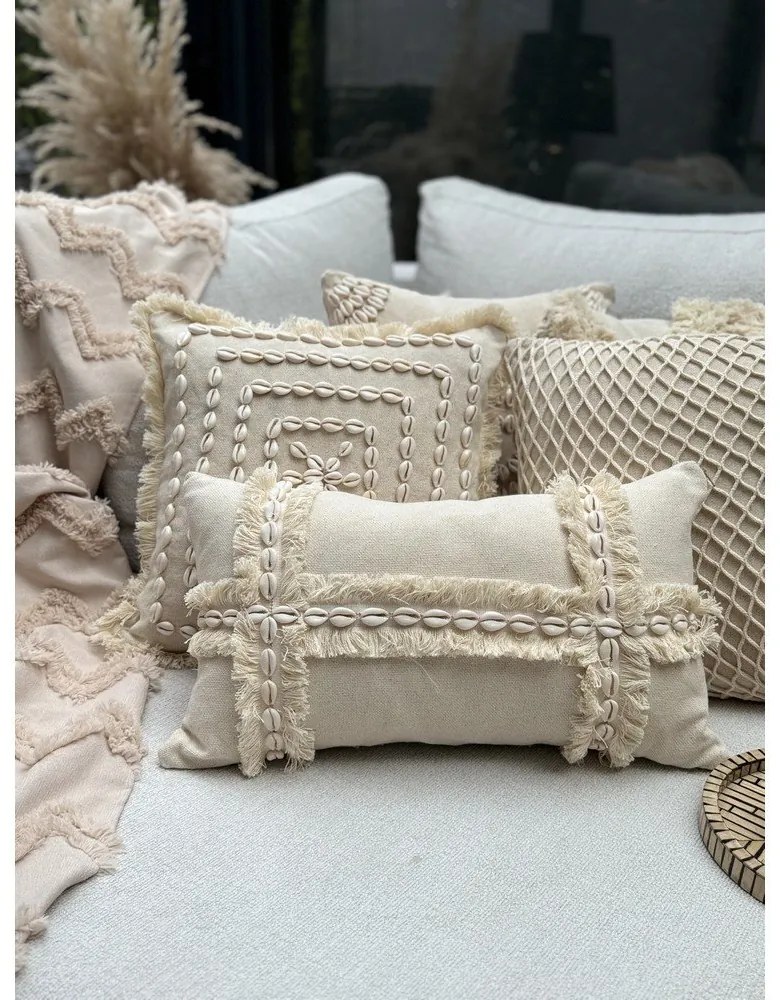 Pamut párnahuzat 30x50 cm Seashells – Mioli Decor