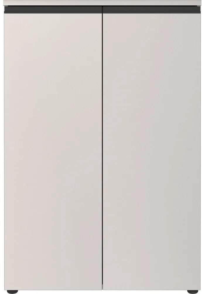 Krémszínű szekrény 81x120 cm Bedano – Germania