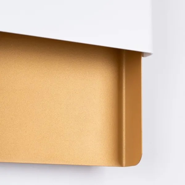 Sollux SL.1353 - Fali lámpa DURLIN 2xG9/8W/230V arany/fehér