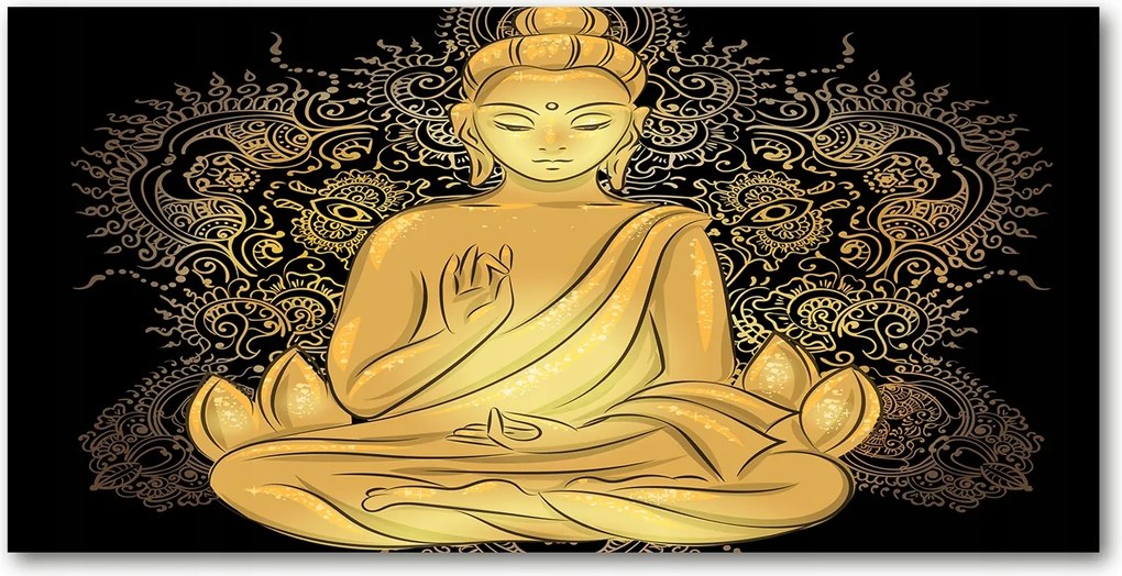 Fotó-kép edzett üveg Ülő Buddha 140x70