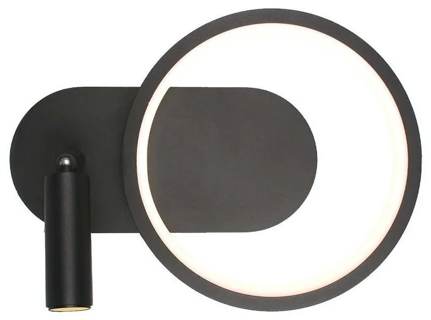 LED Fali lámpa LED/14W/230V 3000K fekete