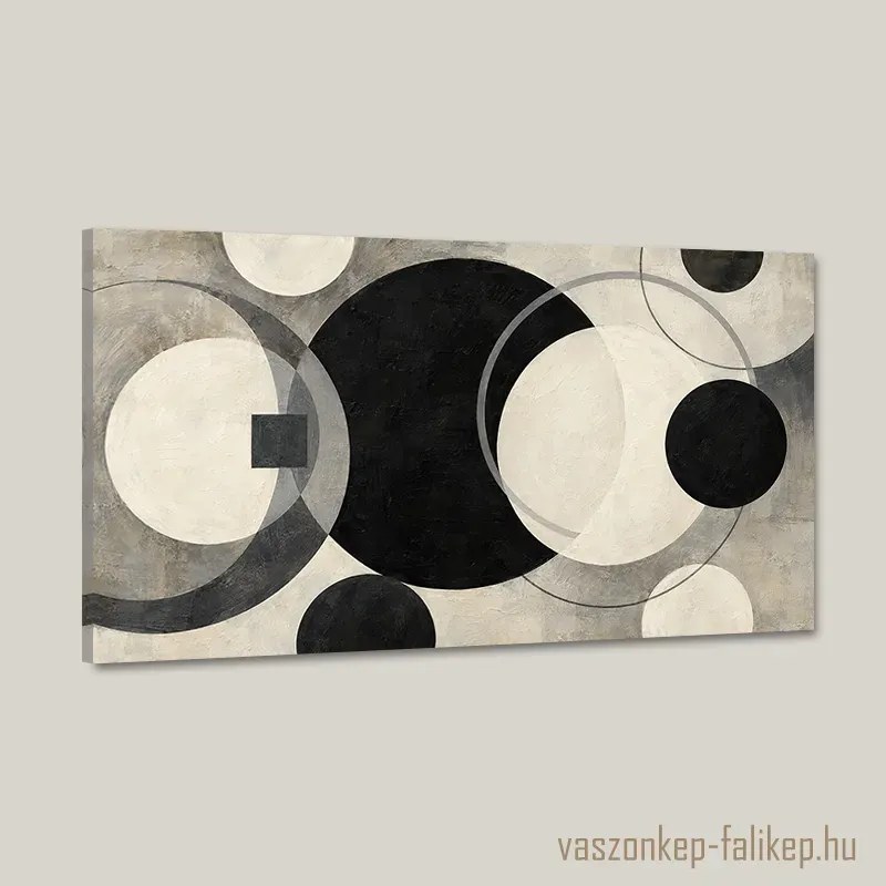 Egyensúlyi körök – prémium falikép 40x23 cm
