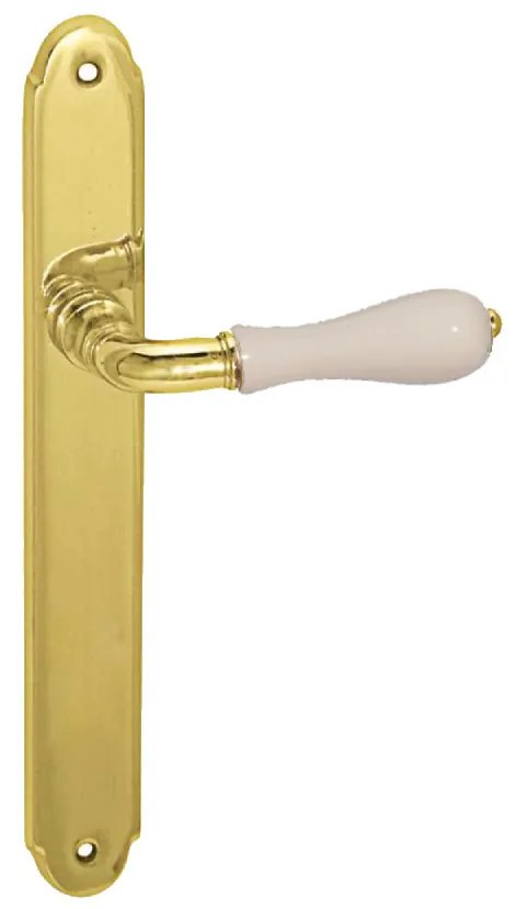 Samoha-Diána Pajzsos Fehér Porcelán Betétes Réz 88 mm PZ