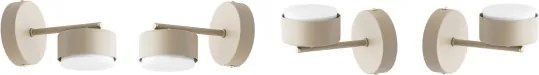 Brilagi - LED RGB dimmelhető fali lámpa MONO 1xGX53/14W/230V Wi-Fi Tuya bézs