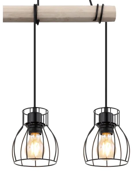 Globo 15326-3H - Csillár zsinóron MINA 3xE27/40W/230V