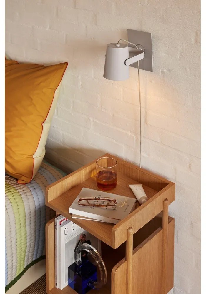 Világosszürke fali lámpa Ardent – Hübsch