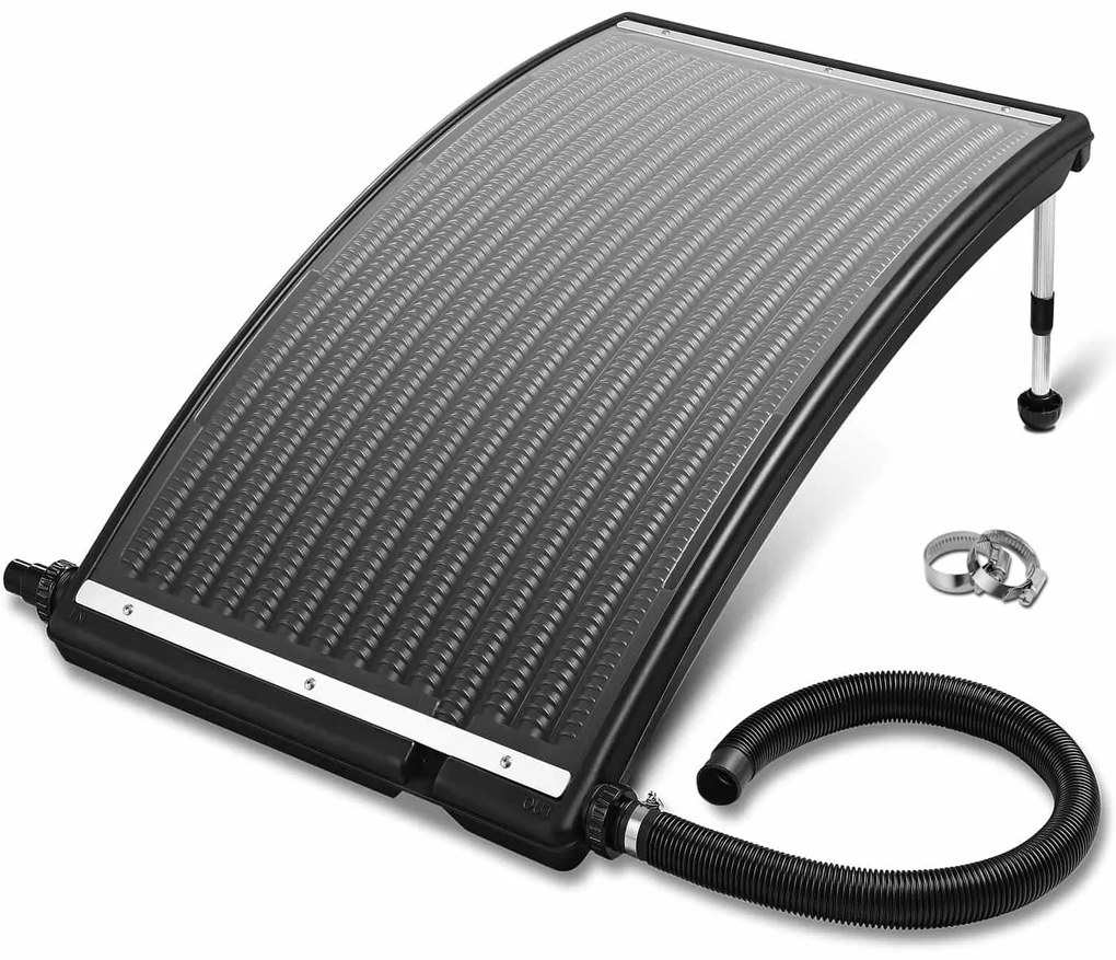 monzana® Napelemes vízmelegítő panel 112x55x14 cm - antracit
