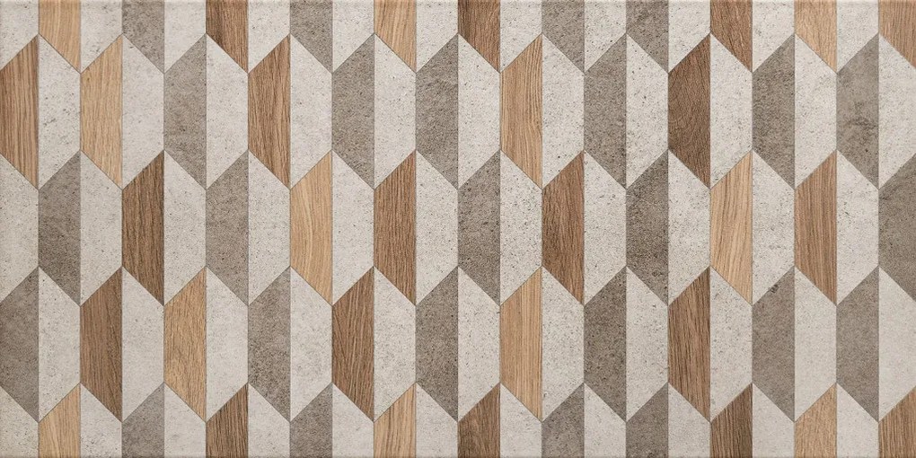 Domino Dover Graphite Geo dekorcsempe