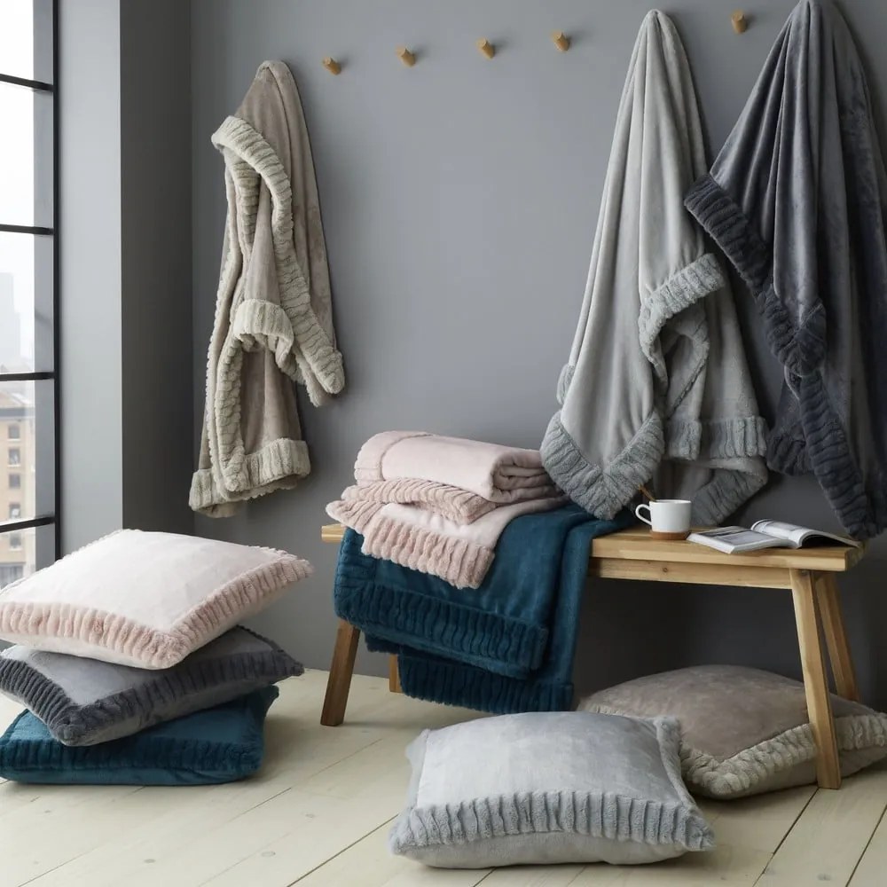 Takaró 150x200 cm Velvet and Faux Fur – Catherine Lansfield