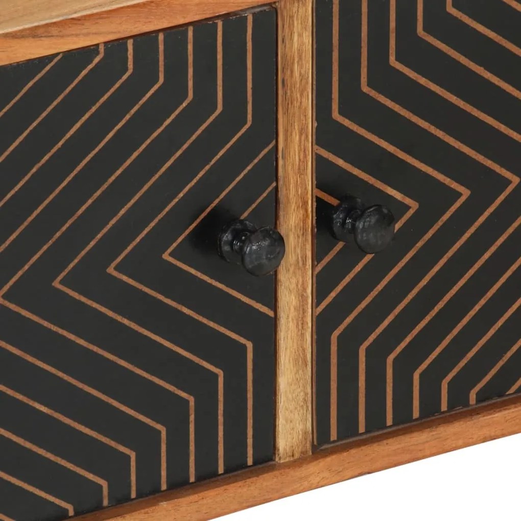 tömör akácfa TV-szekrény 112 x 30 x 40 cm