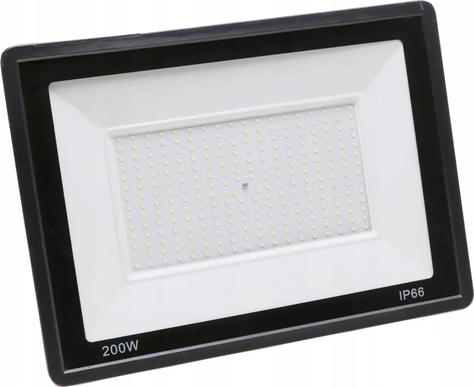 Halogén Led 200W Lámpa Reflektor Fényvető Slim Kültéri Építőipari