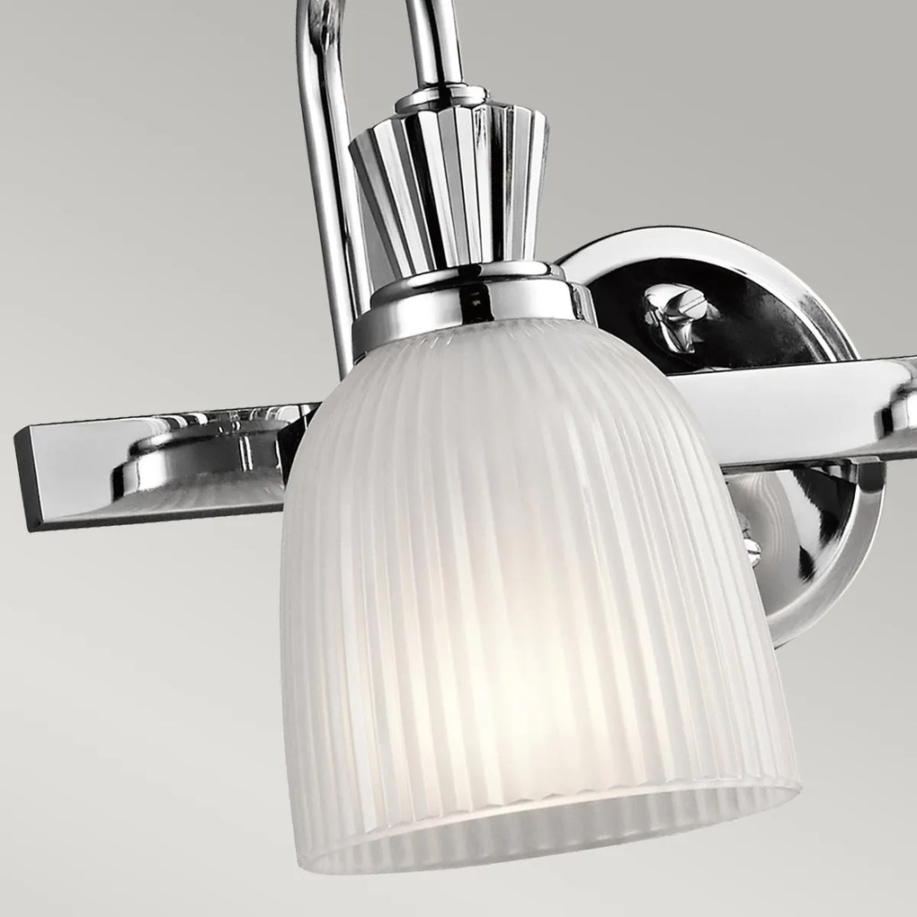 Kichler klasszikus fali lámpa cora króm elskl-cora2-bath IP44