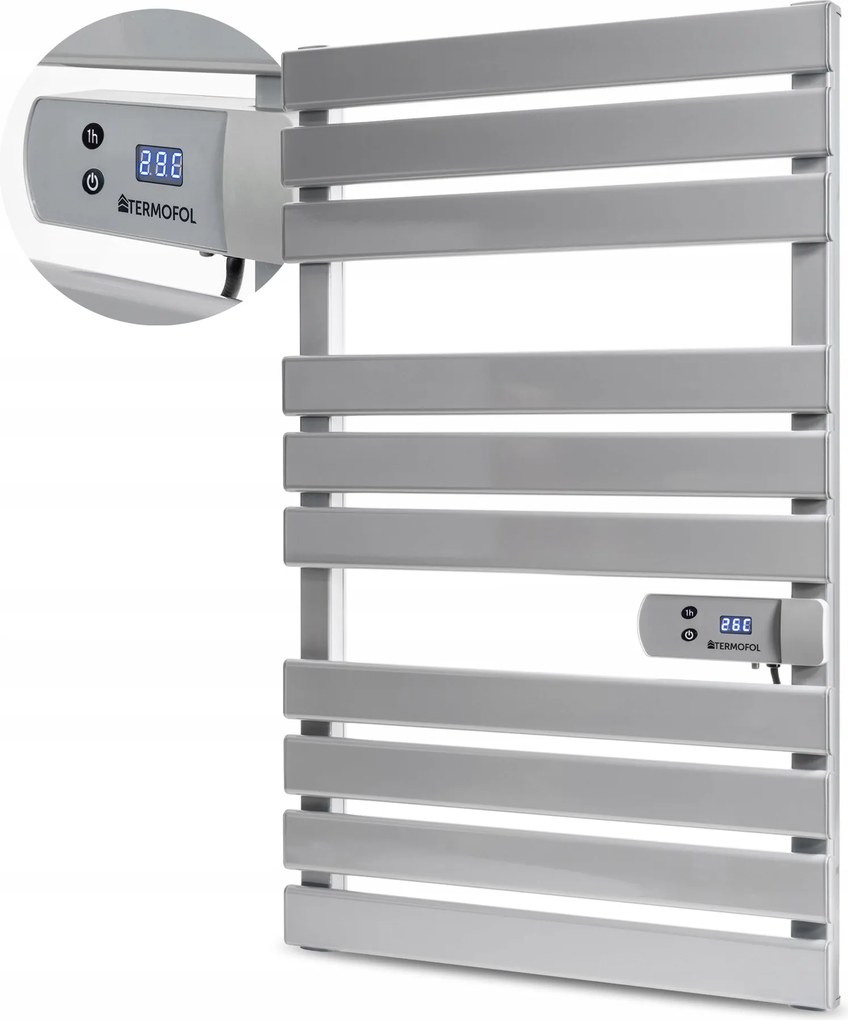 Fürdőszobai Radiátor Ezüst elektromos Teljesítmény 450W