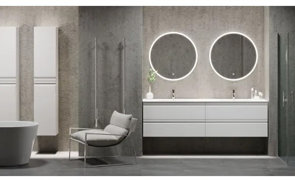 BATH DELUXE 01-080-08-58-00 - LED Fürdőszoba tükör FORNAES LED/13,8W/230V IP44