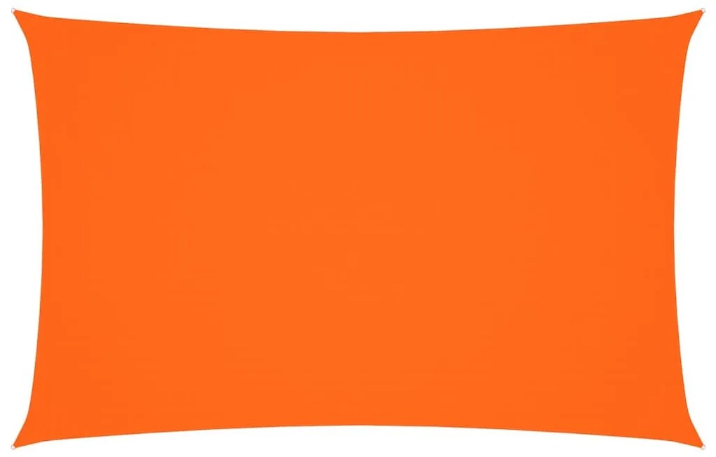 narancssárga téglalap alakú oxford-szövet napvitorla 5 x 8 m