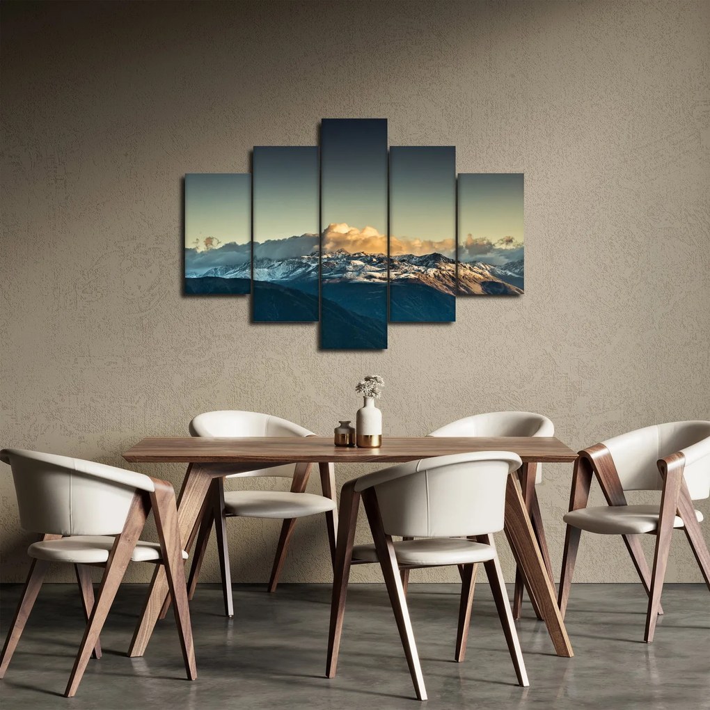 Kép - magas hegyek csúcsai (150x105 cm)
