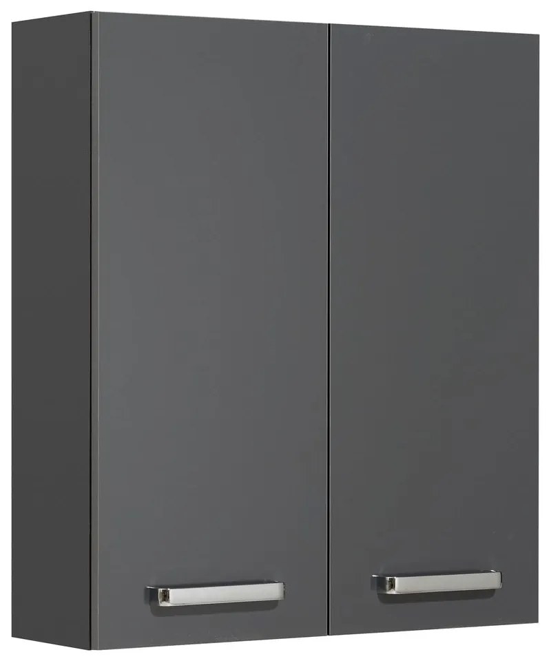 Sötétszürke függő fürdőszoba szekrény 60x70 cm Set 311 - Pelipal
