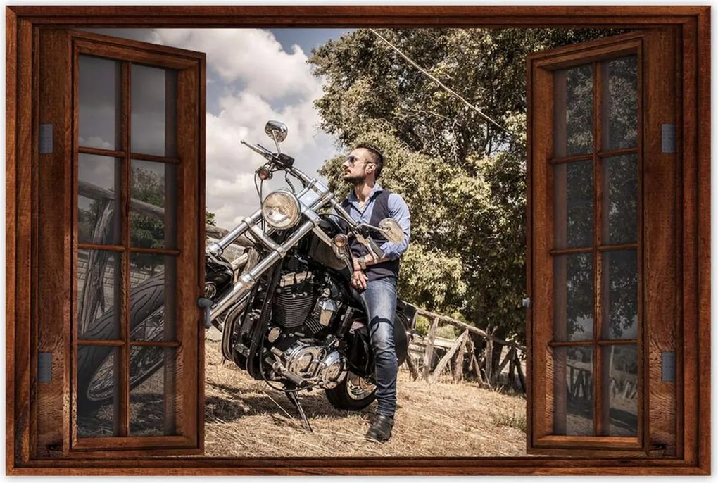 Poszterek 120x80 Motorkerékpár Klasszikus Motor