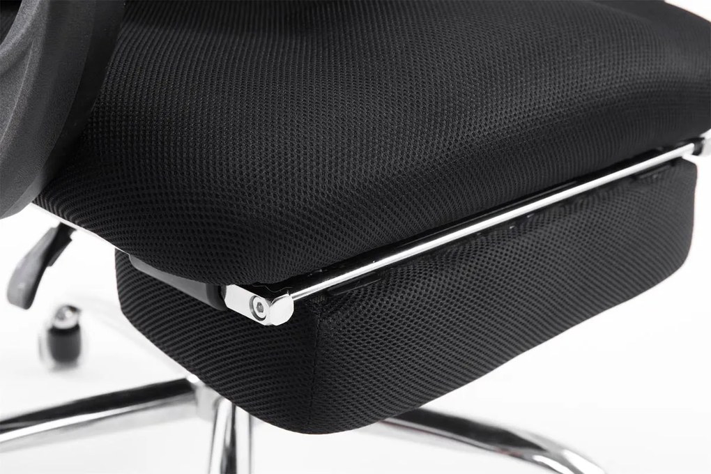 Fellow szövet irodai forgószék, dönthető háttámlával, lábtartóval, állítható fejtámlával