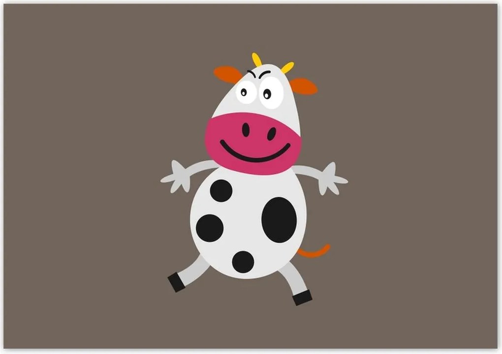 Poszterek 100x70 Vidám tehén