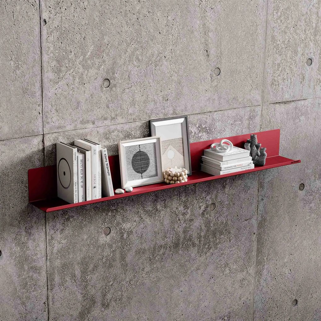 JOANNE fali polc 1200 mm, Modern: piros