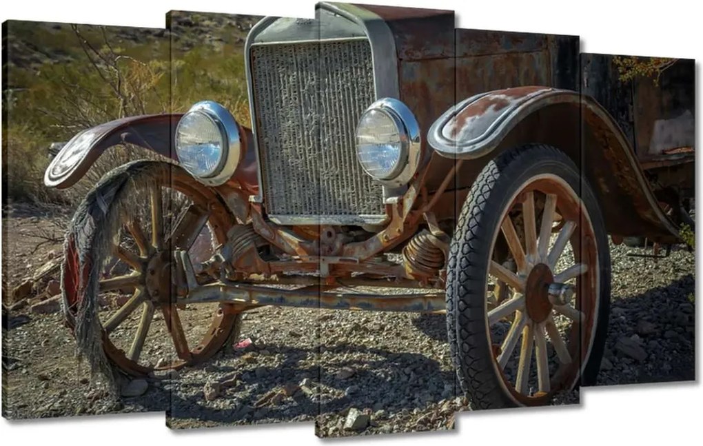 Festmények 100x60 Amerikai teherautó