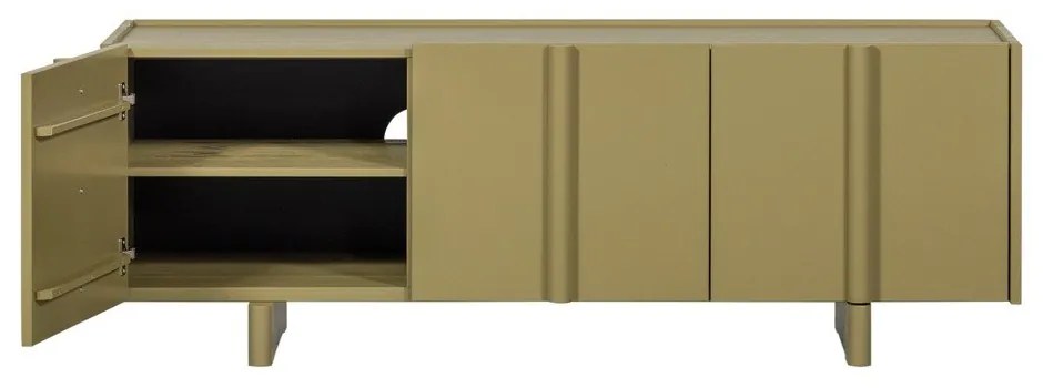 Zöld borovi fenyő TV-állvány 152x53x46 cm Basu – WOOOD