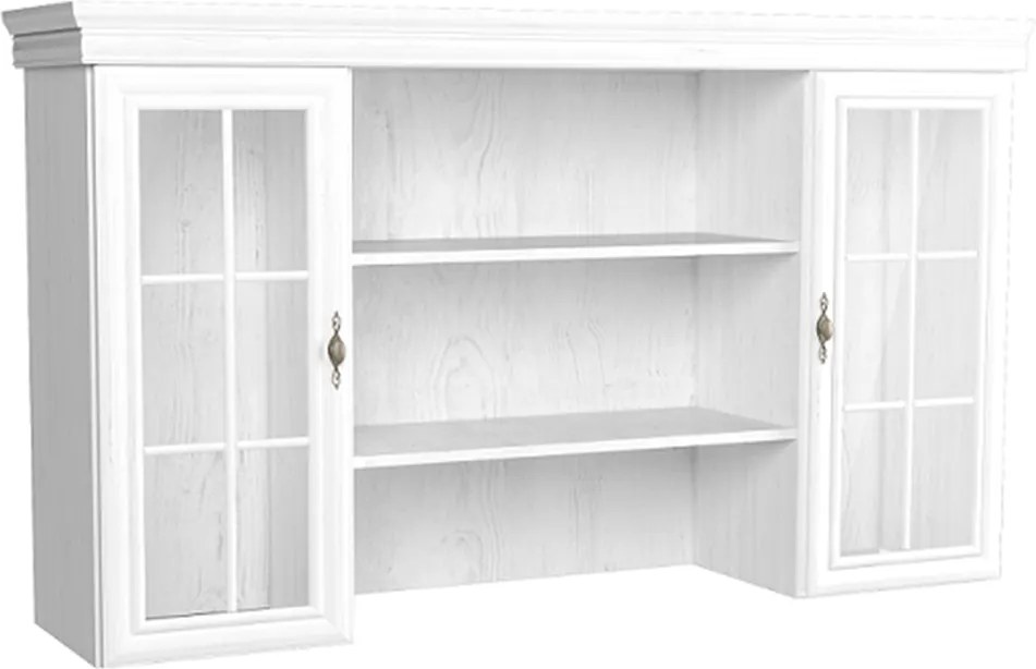 Vitrines szekrény, fali, sosna andersen, KORA KN5