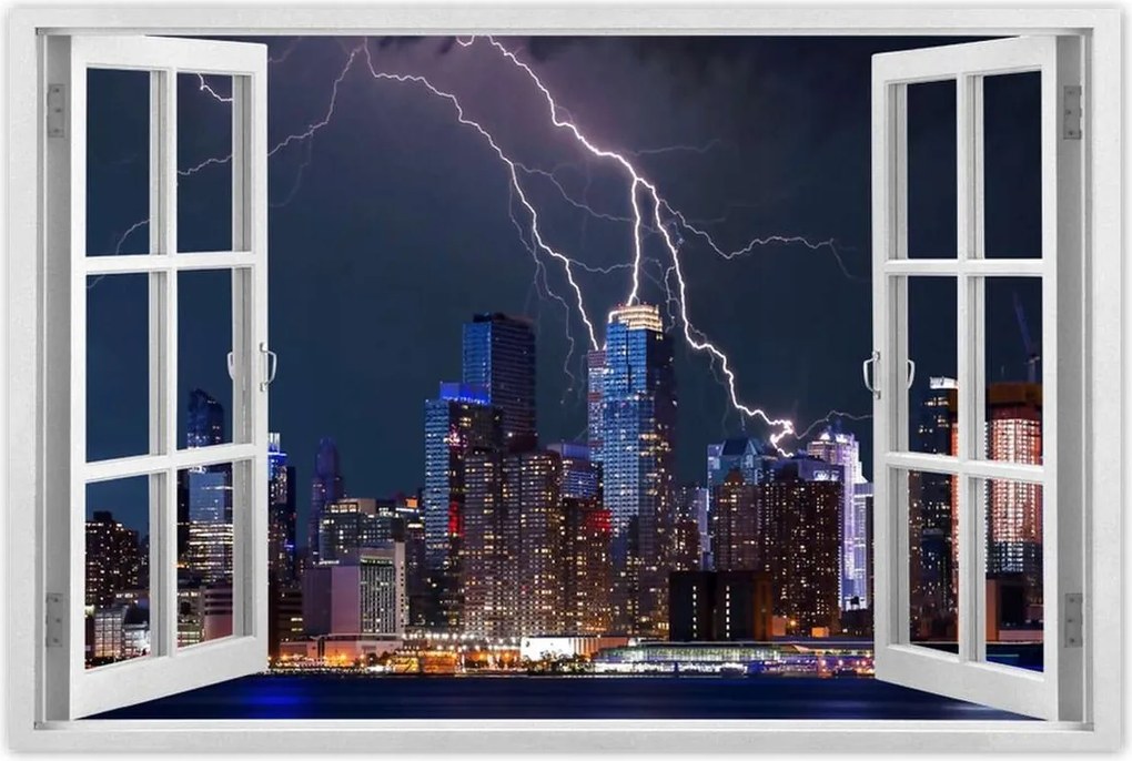 Poszterek 60x40 New York éjszaka