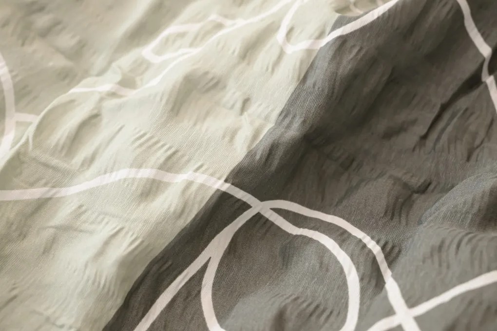 Kasparo blend krepp ágynemű szürke hotel zsebbel Ágyneműhuzat mérete: 70 x 90 cm | 140 x 200 cm