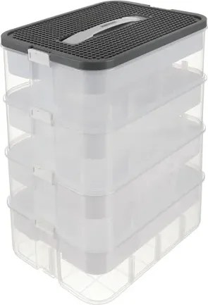 3 szintes doboz építőkockákra - játékrendszerező - Kruzzel