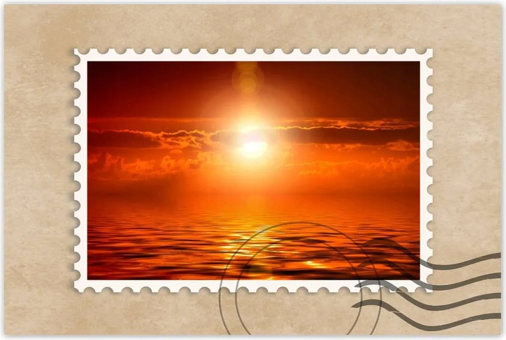 Poszterek 60x40 Napfelkelte az óceán felett