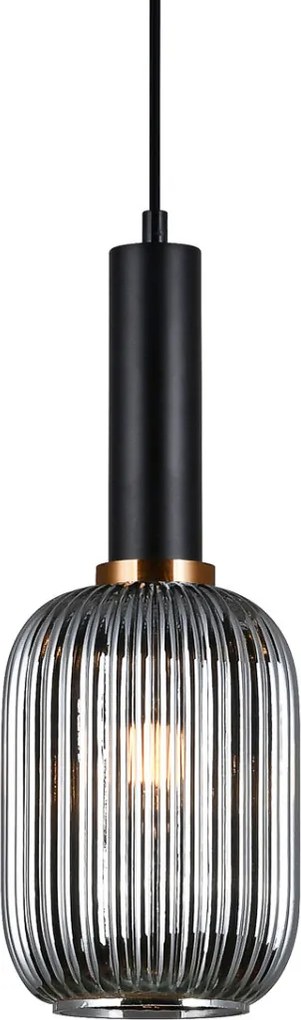 ITALUX PND-5588-1M-BKSG ANTIOLA Egyágú Függesztett Lámpa Fém E27 IP20