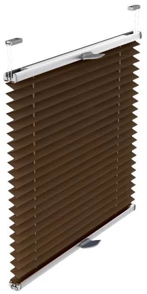 Gario Pliszé függöny Standard Csokoládé Szélesség: 34,5 cm