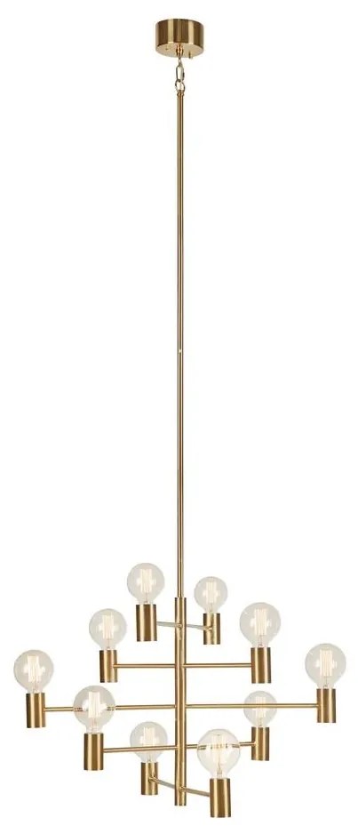 Markslöjd 108117 - Csillár rúdon PARIS 10xE27/60W/230V arany