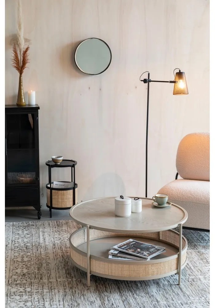 Kerek tárolóasztal ø 30 cm Makoto – White Label